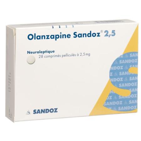 Olanzapine Sandoz film tablets 2.5 mg 28 pcs - PrimeCare Global