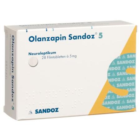 Olanzapine Sandoz film tablets 5 mg 28 pcs - PrimeCare Global