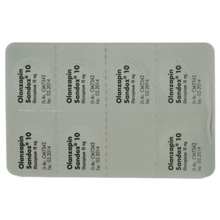 Olanzapine Sandoz film tablets 10 mg 28 pcs - PrimeCare Global