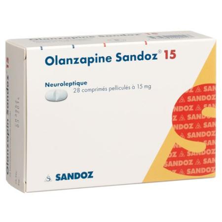 Olanzapine Sandoz film tablets 15 mg 28 pcs - PrimeCare Global