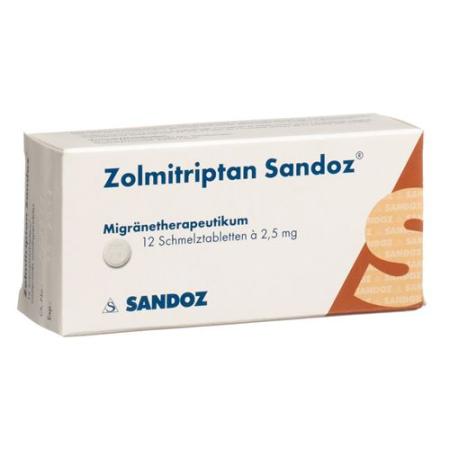 Zolmitriptan Sandoz Melting Tabl 2.5 mg 12 pcs - PrimeCare Global