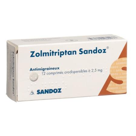 Zolmitriptan Sandoz Melting Tabl 2.5 mg 12 pcs - PrimeCare Global