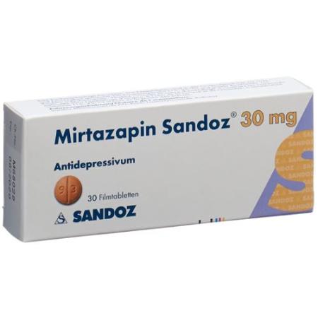 Mirtazapin Sandoz film tablets 30 mg 30 pcs - PrimeCare Global