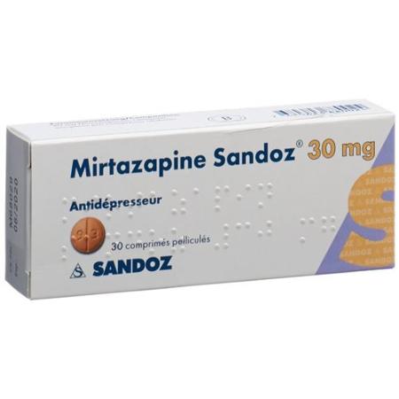 Mirtazapin Sandoz film tablets 30 mg 30 pcs - PrimeCare Global