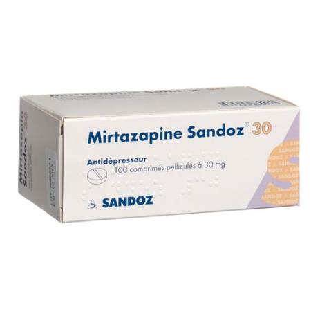 Mirtazapin Sandoz Filmtablet 30 mg 100 pcs - PrimeCare Global