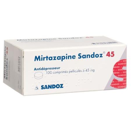 Mirtazapin Sandoz film tablets 45 mg 30 pcs - PrimeCare Global