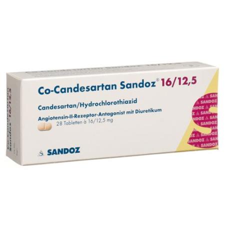 Co-Candesartan Sandoz Tabl 16/12.5 mg 28 pcs - PrimeCare Global