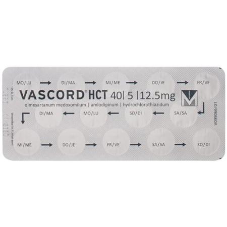 Vascord HCT Filmtablet 40/5/12.5 mg 98 pcs - PrimeCare Global
