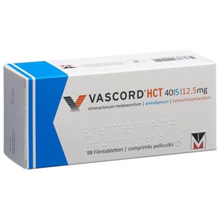 Vascord HCT Filmtablet 40/5/12.5 mg 98 pcs - PrimeCare Global