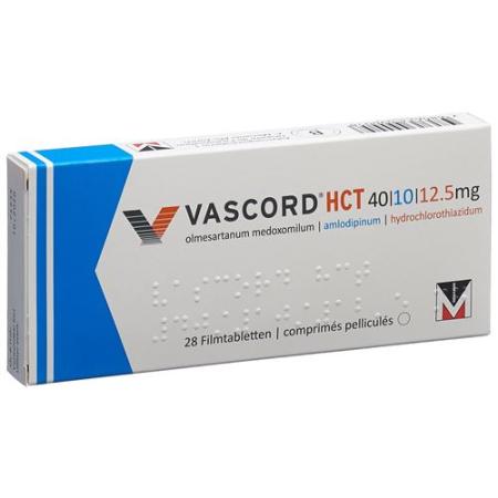 Vascord HCT Filmtablet 40/10/12.5 mg 28 pcs - PrimeCare Global
