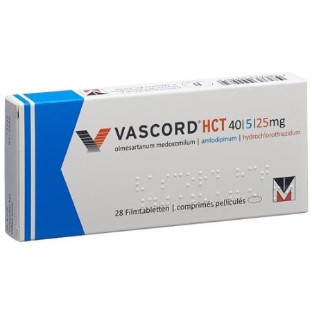 Vascord HCT Filmtablet 40/5/25 mg 28 pcs - PrimeCare Global