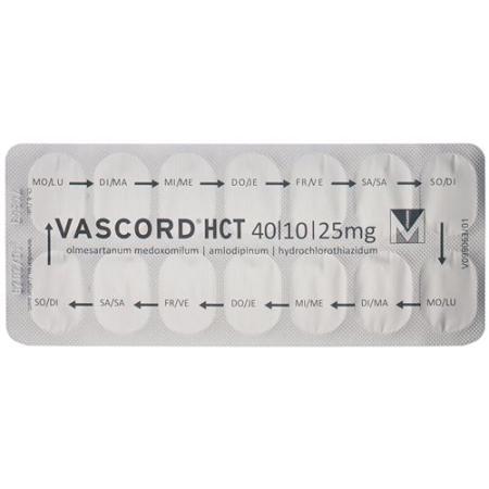 Vascord HCT Filmtablet 40/10/25 mg 98 pcs - PrimeCare Global