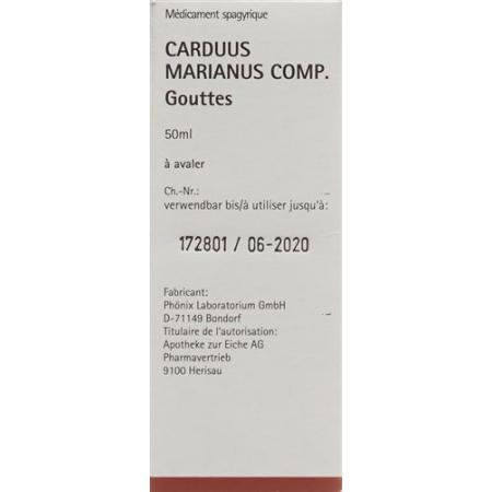 Phoenix Carduus marianus comp spag bottle 50 ml - PrimeCare Global
