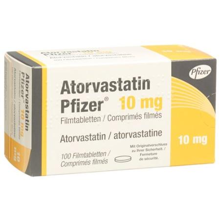 Atorvastatin Pfizer Filmtabl 10 mg 100 pcs - PrimeCare Global