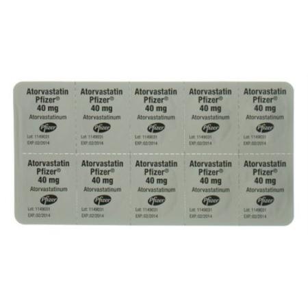 Atorvastatin Pfizer Filmtabl 40 mg 30 pcs - PrimeCare Global