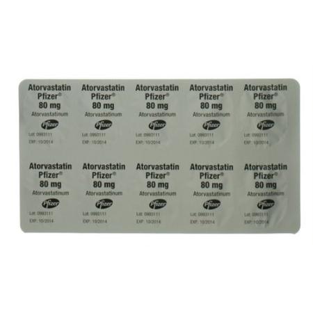 Atorvastatin Pfizer Filmtablet 80 mg 30 pcs - PrimeCare Global