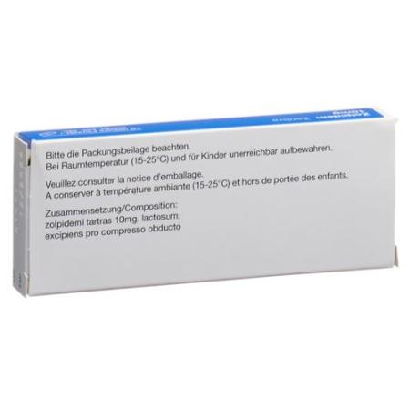 Zolpidem Zentiva Filmtabl 10 mg 10 pcs - PrimeCare Global