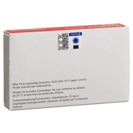 Clopidogrel Zentiva film tablets 75 mg 28 pcs - PrimeCare Global