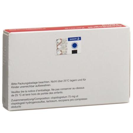 Clopidogrel Zentiva film tablets 75 mg 84 pcs - PrimeCare Global