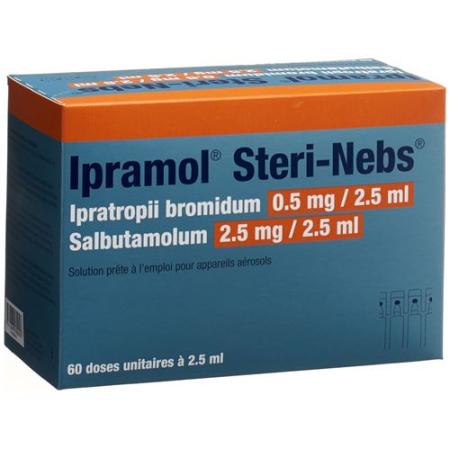 Ipramol Steri-Nebs Inhal Loes 60 Amp 2.5 ml - PrimeCare Global