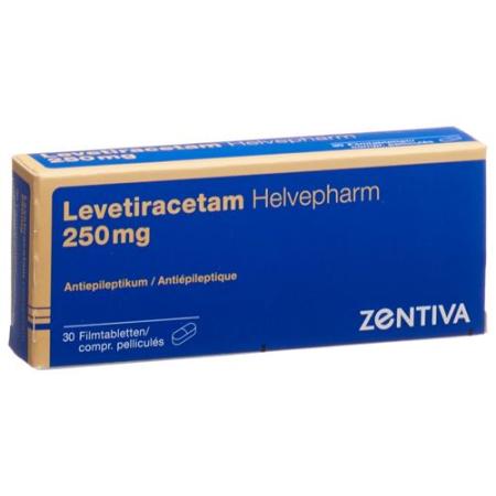 Levetiracetam Helvepharm Filmtabl 250 mg 30 pcs - PrimeCare Global