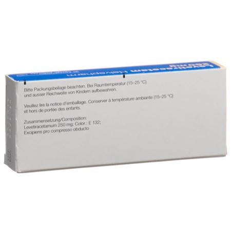 Levetiracetam Helvepharm Filmtabl 250 mg 30 pcs - PrimeCare Global