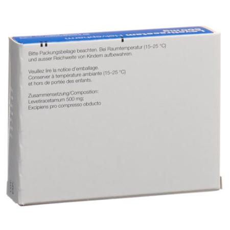 Levetiracetam Helvepharm Filmtabl 500 mg 20 pcs - PrimeCare Global