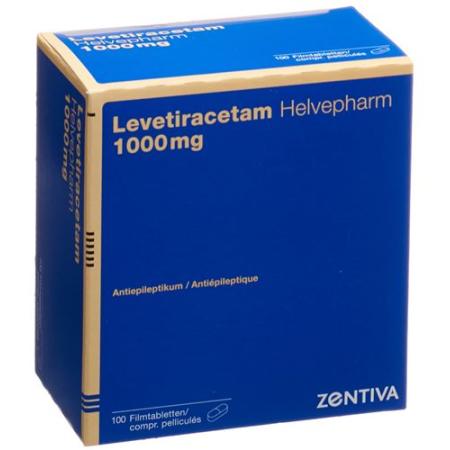 Levetiracetam Helvepharm Filmtabl 1000 mg 100 pcs - PrimeCare Global