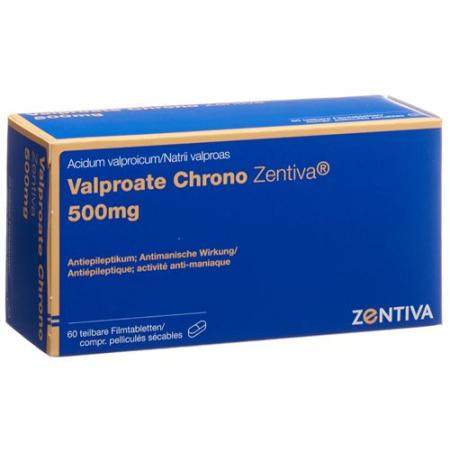 Valproate Chrono Zentiva 500 mg 60 filmtablets - PrimeCare Global