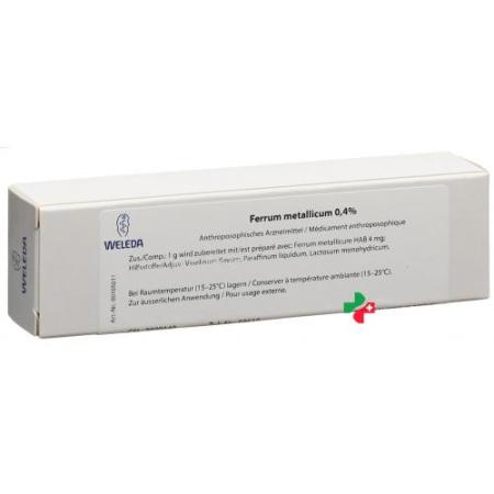 Weleda Ferrum metallicum 0.4% Unguentum 23 g - PrimeCare Global
