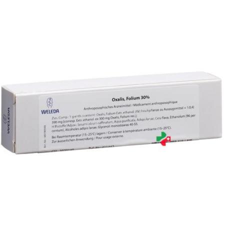 Weleda Oxalis Folium 30% Ungt 25 g - PrimeCare Global