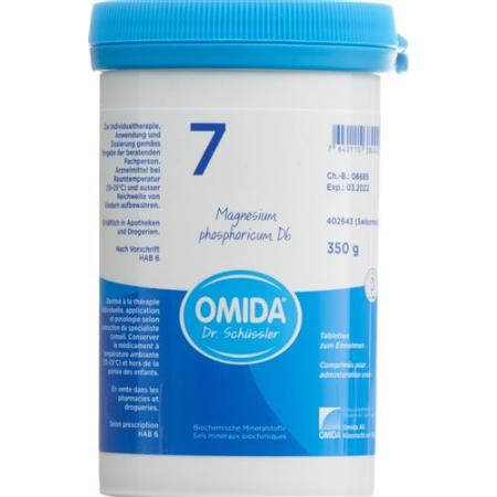 Omida Schuessler Nr7 Magnesium phosphoricum Tabl D 6 Ds 350 g - PrimeCare Global