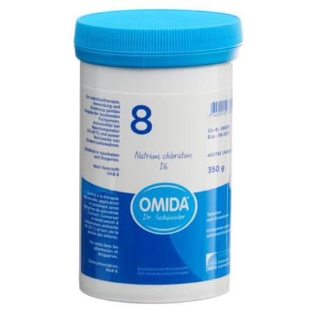 Omida Schuessler Nr8 sodium chloratum Tabl D 6 Ds 350 g - PrimeCare Global