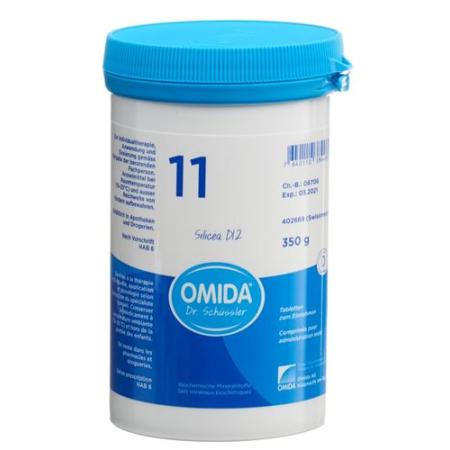 Omida Schuessler Nr11 Silicea Tabl D 12 Ds 350 g - PrimeCare Global