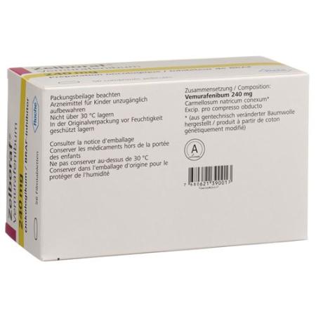 Zelboraf film tablets 240 mg 56 pcs - PrimeCare Global