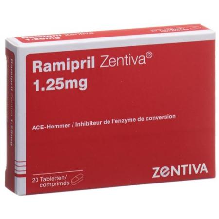 Ramipril Zentiva Tabl 1.25 mg 20 pcs - PrimeCare Global