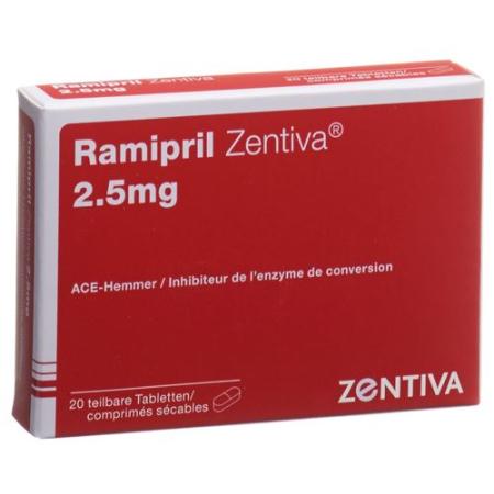 Ramipril Zentiva Tabl 2.5 mg 20 pcs - PrimeCare Global