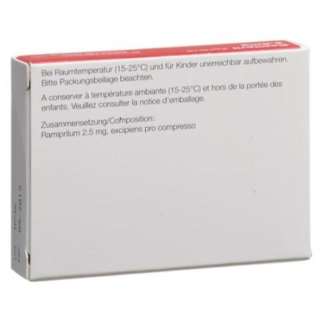 Ramipril Zentiva Tabl 2.5 mg 20 pcs - PrimeCare Global