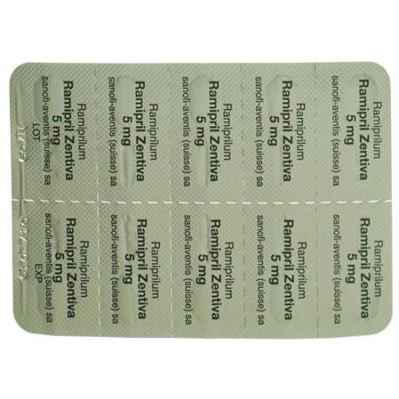 Ramipril Zentiva Tabl 5 mg 20 pcs - PrimeCare Global