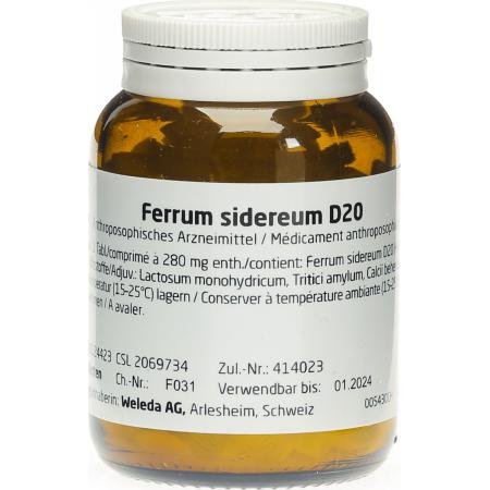 Weleda Ferrum sidereum tablets D 20 50 g - PrimeCare Global