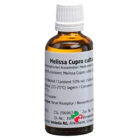Weleda Melissa Cupro culta Dil D 2 50 ml - PrimeCare Global