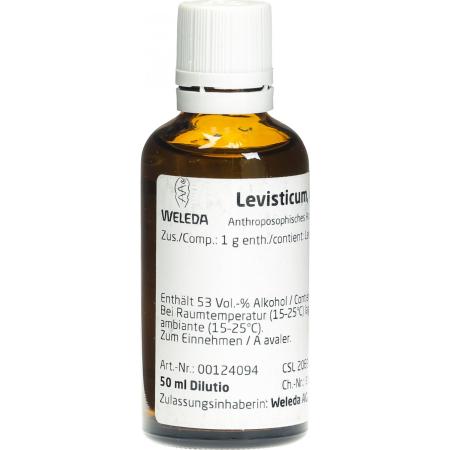 Weleda Levisticum ethanol. Decoctum Dil D 3 50ml - PrimeCare Global