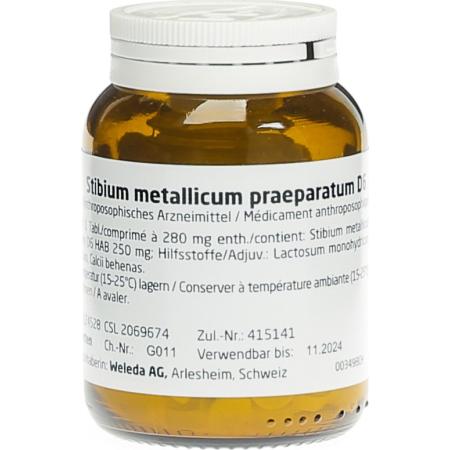Weleda Stibium metallicum praeparatum Tabl D 6 50 g - PrimeCare Global