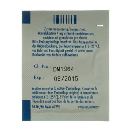 Montelukast Sandoz Gran 4 mg Btl 28 pcs - PrimeCare Global