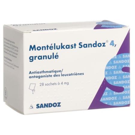 Montelukast Sandoz Gran 4 mg Btl 28 pcs - PrimeCare Global