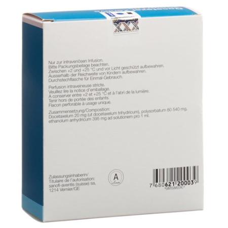 Docetaxel Zentiva Inf Konz 20 mg/ml Durchstf - PrimeCare Global