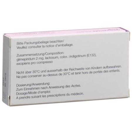 Glimepiride Zentiva Tabl 2 mg 30 pcs - PrimeCare Global
