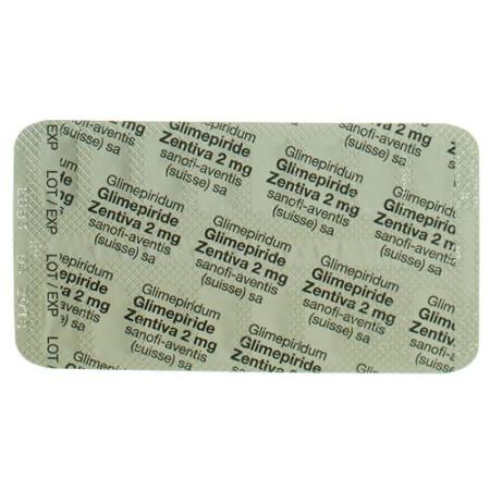 Glimepiride Zentiva Tabl 2 mg 120 pcs - PrimeCare Global