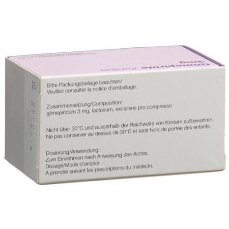Glimepiride Zentiva Tabl 3 mg 120 pcs - PrimeCare Global