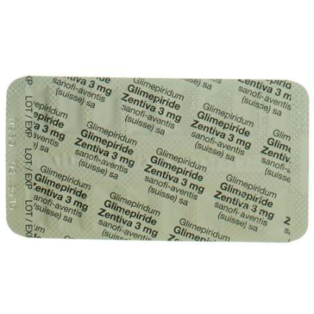 Glimepiride Zentiva Tabl 3 mg 120 pcs - PrimeCare Global